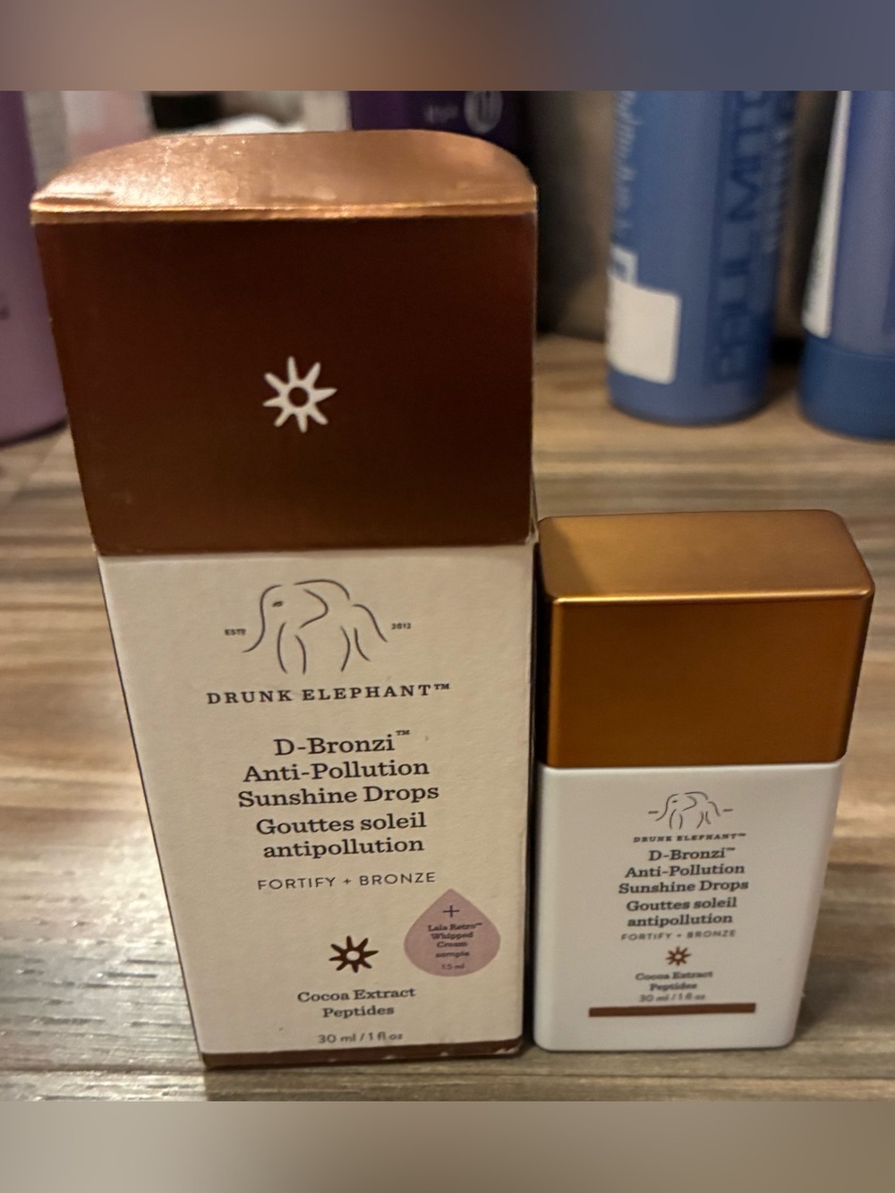 Drunk Elephant D-Bronzi Anti-Pollution Sunshine Drops 30ml NEW Sealed